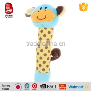 Hot Sale Handbell Baby Favorite Rattle Toy With Animal Shaped thumbnail-5