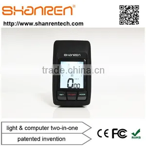 Shanren Rechargeable Cycle 300 LM Light Led Headlight With Smart Bike Computer thumbnail-2