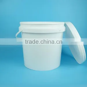 10 kg Plastic Buckets With Lid and Plastic Handle for White Glue / Waterproof / Water / Coating / Latex Paint thumbnail-3