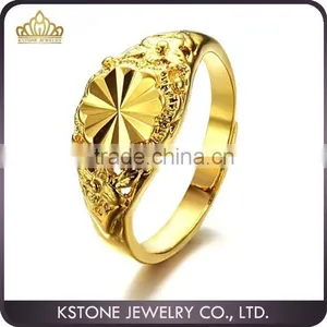 KSTONE 2015 Fall in Love New Model Engagement Gold Couple Ring 18KGP Cooper Wedding Ring thumbnail-1