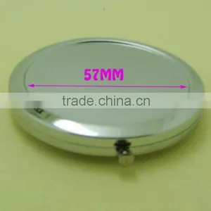Sliver Home Big Round Metal Compact Mirror thumbnail-2