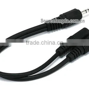 3.5mm Splitter Cable Stereo 1 Male to 2 Female Splitter Cable thumbnail-1