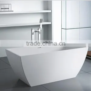Artificial Stone Freestanding Bath Tub,portable Freestand Bathtub,Solid Surface Bathtub, thumbnail-4