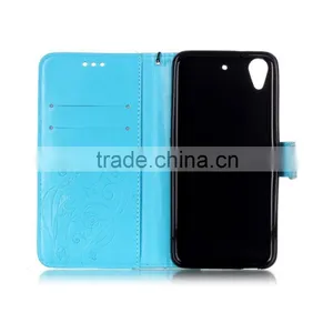 RF Manufacturer Wholesale Book Card Holders Stand Wallet Flip Leather Back Cover for HTC One V Mobile Phone Case thumbnail-3