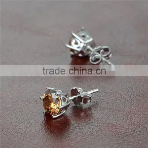 Costume Jewelry Single Stone Earring Designs For Ladies thumbnail-5