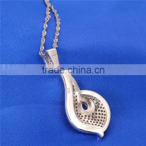 Black Spinel And White Zircon Indian Silver Jewelry Set E008 thumbnail-2