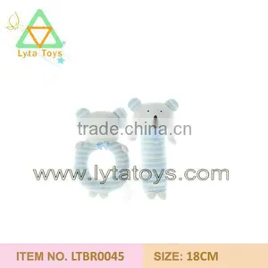 Lovely Plush Baby Rattles Toys Meet ce thumbnail-1