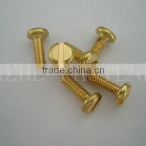 DIN 84 Slotted Cheese Head Copper Machine Screw thumbnail-1