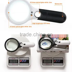 With RoHS High Quality 3LED Illuminated Inspection Magnifier thumbnail-6