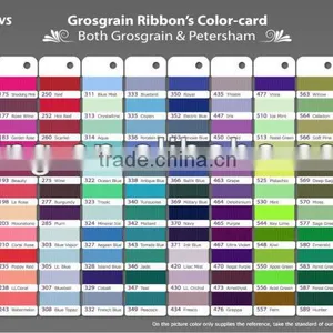 Grosgrain Ribbon Color Card thumbnail-1