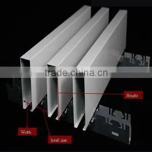 Baffle Fireproof Aluminum Building Materials in Tiles thumbnail-5