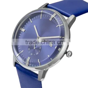 New Models From Doris Watch Genuine Leather Men Color Index Samll Second Dial Homme Montre Watch Men 2016 thumbnail-5