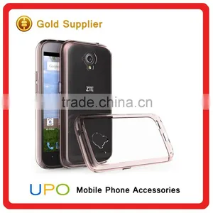 [UPO] Smart Transparent TPU Bumper Acrylic Plastic Hard Back Cover Phone Case for ZTE Allstar LTE Z819 thumbnail-2