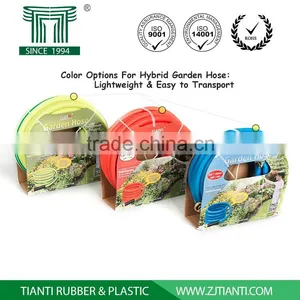 Low Temperature Flexible 2016 Rubberized PVC Hybrid Garden Hoses With Bandit thumbnail-2