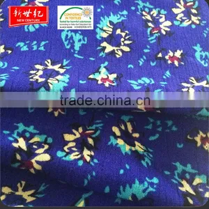 Oeko-tex Standard 30*24 135gsm Print Crinkle Rayon Fabric, Plain Crepe Viscose Fabric thumbnail-3
