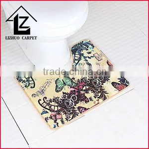 New Design Eco-friendly Printing Anti Slip Bath Mat Outdoor Rugs Carpet thumbnail-1