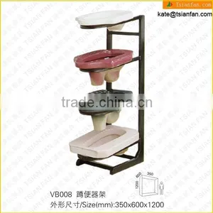 VB008---Metal 4 Tier Shop Toilet Display Rack thumbnail-1