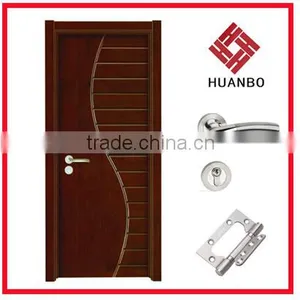 Hot Sale Design PVC Wooden Interior Doors thumbnail-1
