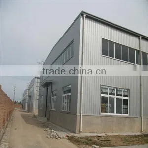 Steel Galvanized Prefabricated Warehouse With Sandwiched Panel Wall thumbnail-5