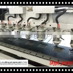 4 Axis Eight Heads Wood Engraving CNC Router Machine With Cheap Price thumbnail-2