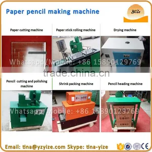 Industrial Automatic Waste Paper Pencil Making Machine / Recycled Paper Pencil Manufacturing Machine thumbnail-1