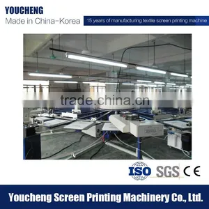 Professional 8 /12/16 Color Full Servo Oval Screen Printer thumbnail-4