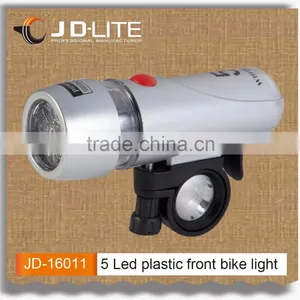 Wholesale Bicycle Light 5 LED Plastic Light for Bike Bicycle Light Set thumbnail-1