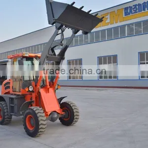 Chinese Wheelloader Compact Hydrostatic Wheel Loader,mini Dumper 1ton thumbnail-1