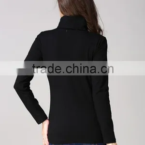 Autumn and Winter Turtleneck Nursing Tops for Pregnant Women thumbnail-2