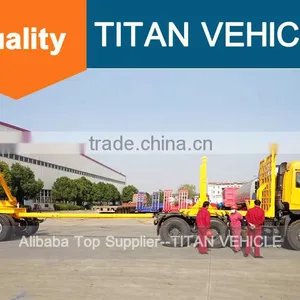 China New Timber Wood Semi Trailer Lumber Transport Vehicle for Sale thumbnail-6