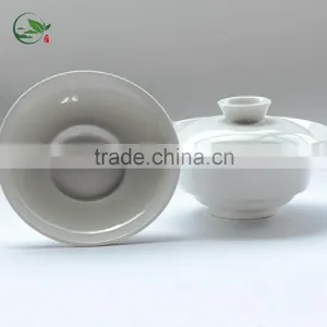 Popular Teaware Medium White Ceramic Tea Cup 120cc Gaiwan thumbnail-5