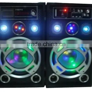Creative Small Wooden Speaker With Marquee Light For Dj Disco Dancing thumbnail-2