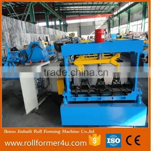 Steel Structure Metal 720 Deck Roll Forming Machine Floor Decking Steel Galvanized Floor Decking Roll Forming Machine thumbnail-2