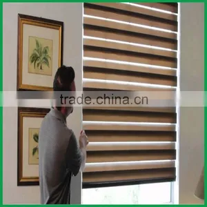 Cheap Price Pleated Zebra Blinds Indoor Roller Blinds Double Layer Zebra Blinds thumbnail-4