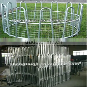 Hot Dipped Galvanized Steel Sheep Fence Panel/round Bale Feeder thumbnail-5