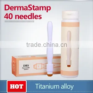 DRS 40 Pins Gold Needle Medical Grade Derma Roller Micro Needle Roller Wrinkle Remover thumbnail-3