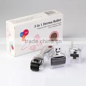 Wholesale 3 in 1 Dermaroller 1 mm Titanium Dermaroller thumbnail-4