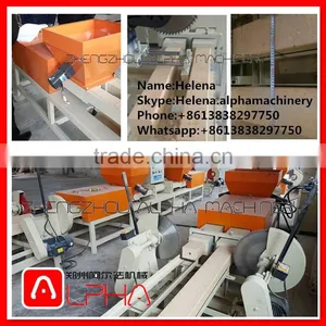 Best Price Wood Chip Block Extruding Machine/wood Tray Feet Making Machine thumbnail-2