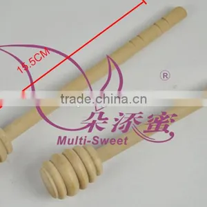 Economy Classic Honey Bee Honey Dipper Honey Wooden Honey Spoon thumbnail-3