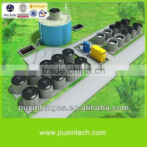PUXIN Biogas Plant for Largely Waste Treatment thumbnail-1