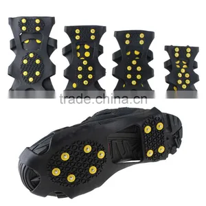 Outdoor Non-slip Spikes Snow Step Ice Crampons Shoes Grips Cleat Hiking Climbing thumbnail-1