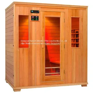 Customized Person Cheap Luxury Wood Sauna Steam Room thumbnail-3