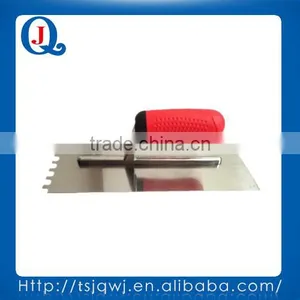 Durable Soft Rubber Handle Stainless Steel Plaster Trowel thumbnail-2
