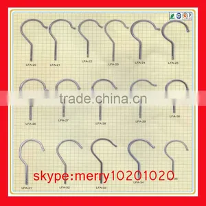 Metal Hooks Flat Iron Hanger Hook Hanger Hook Spring Clip thumbnail-1