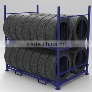 Space-saving Customized Steel Tire Rack thumbnail-1