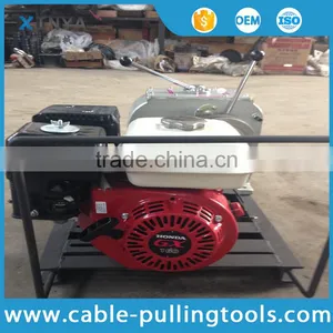 Winch Manufacturer 3 Tons Cable Winch HONDA/YAMAHA Engine for Power Construction thumbnail-3