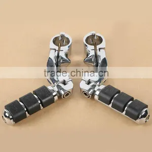 Engine Guard 1.25" Highway Foot Pegs Footpeg For Universal Motocycle New thumbnail-3