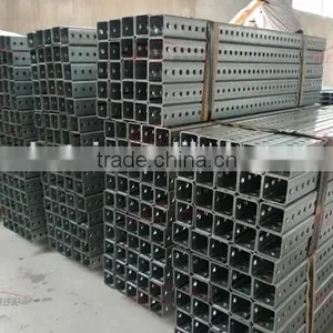 Galvanized Square Steel Road Sign Post With Holes thumbnail-4