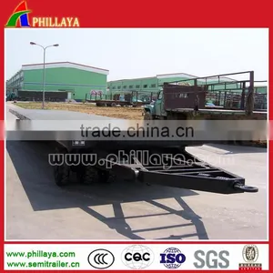 2 Axles Farm Trailers / Flatbed Mini Side Wall Drawbar Semi Trailer thumbnail-1