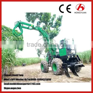 Manufacture Sale Hy-8600 110 Degree Wheel Sugarcane Loader/3 Wheel Cane Loader thumbnail-2